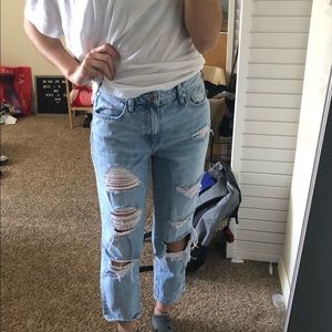 PacSun ripped mom jeans